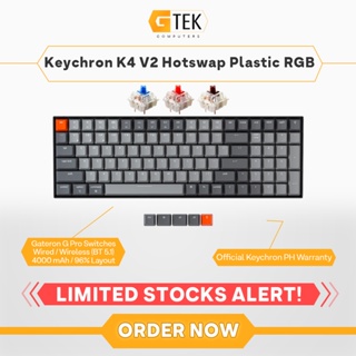 German Keychron K2v2 Bluetooth RGB Backlit Linear Mac/PC Keyboard