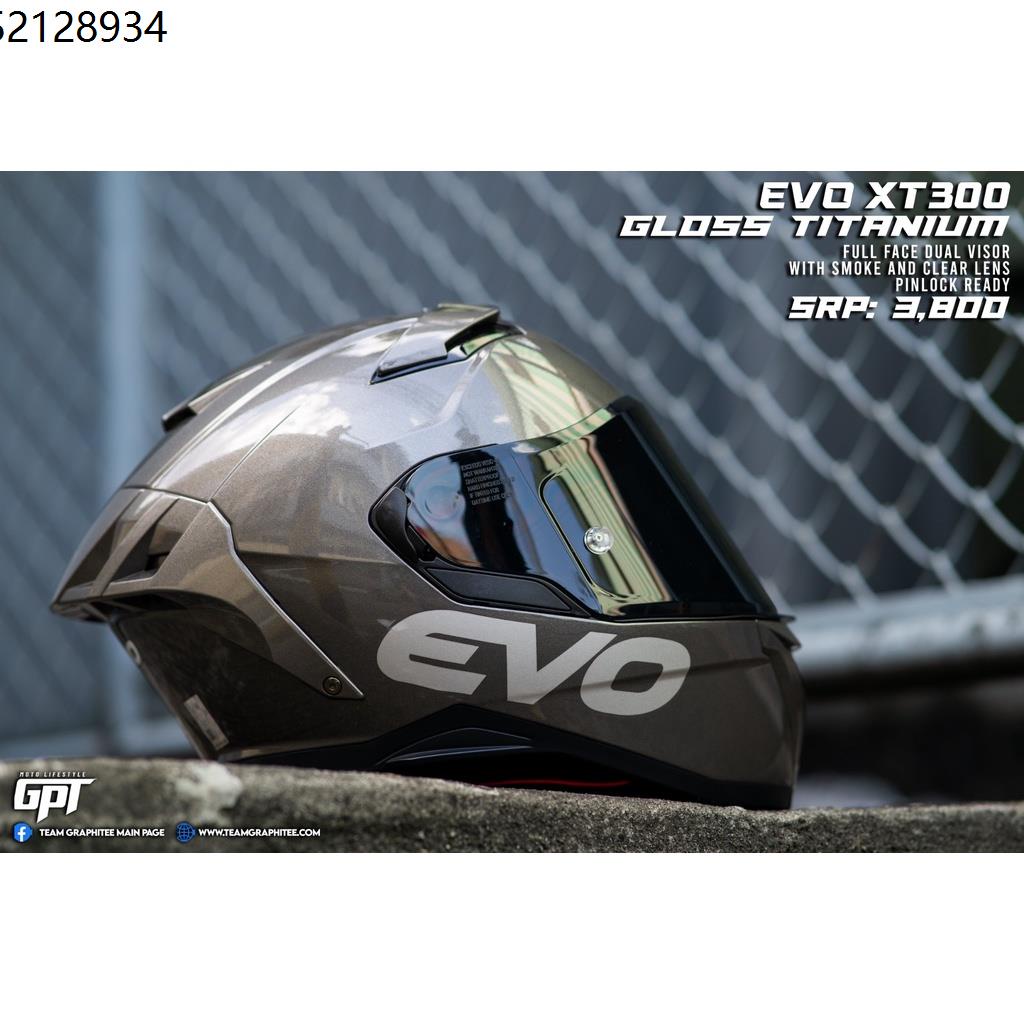 Evo Helmet Full Face Dual Visor Original Evo Xt 300 Mono Full Face Dual Visor Helmet With Free 