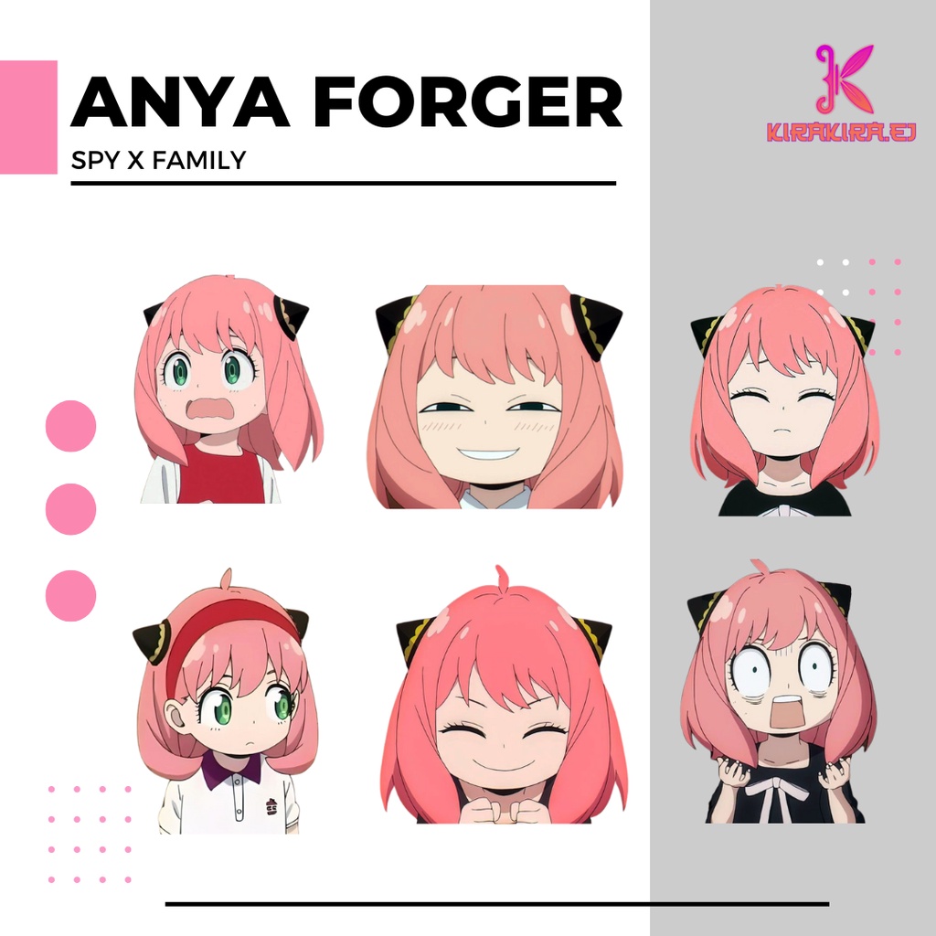 STICKER | Anya Forger Sticker | Spy x Family | Water Proof Vinyl Anime ...