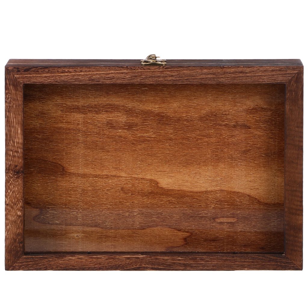 [READY STOCK] Jewelry Storage Organizer Wooden Specimen Display Box Retro Decor Holder Home