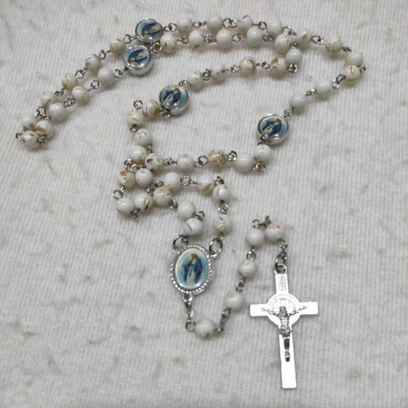 MIRACULOUS STONE FULL ROSARY(IMPERIAL STONE) | Shopee Philippines