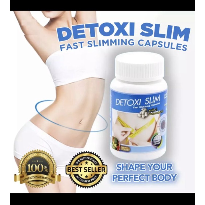 Original Detoxi Slim Diet Capsules with QR code | Shopee Philippines