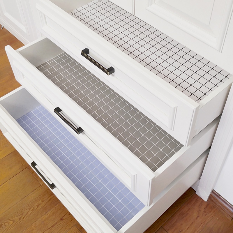 Thickened drawer sticker/vinyl waterproof and moisture-proof wardrobe ...