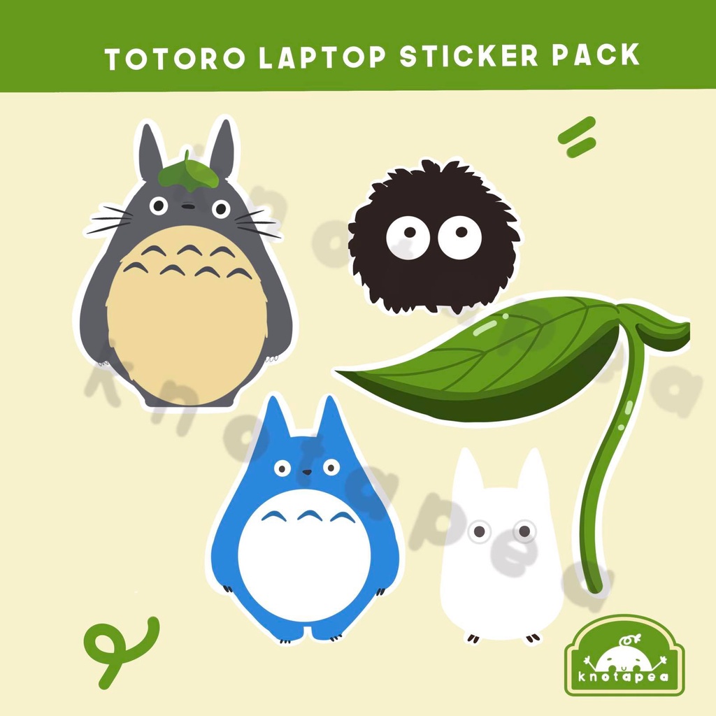 My Neighbor Totoro Laptop Sticker Pack by Knotapea Shopee Philippines