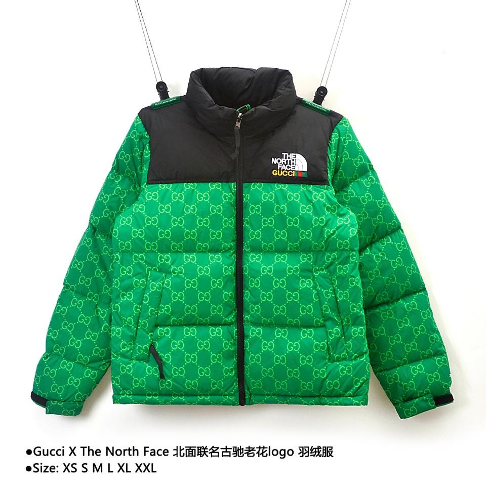 North joint Gucci Gucci X The North Face presbyopia logo down jacket Size:  XS S M L XL XXLThe No