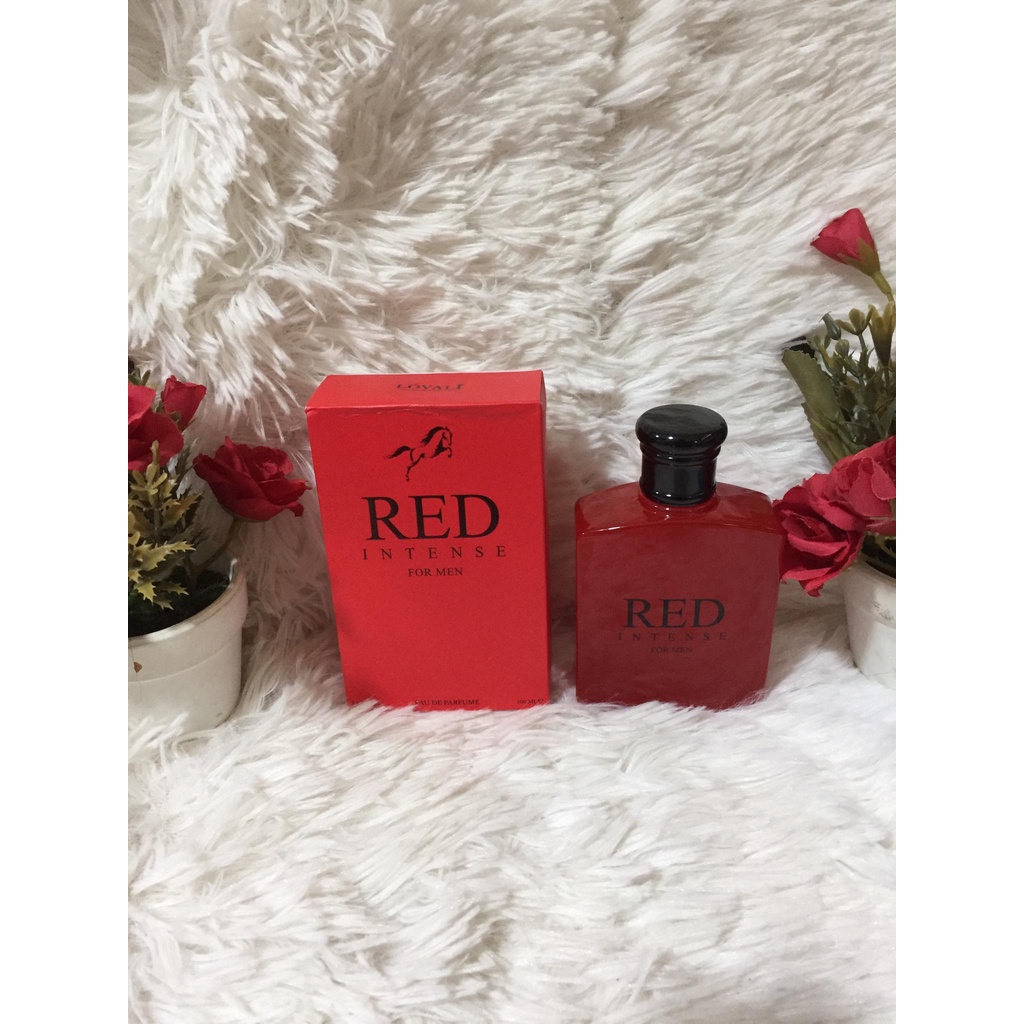 NEW RED INTENSE PERFUME SPRAY FOR MEN 100ML | Shopee Philippines