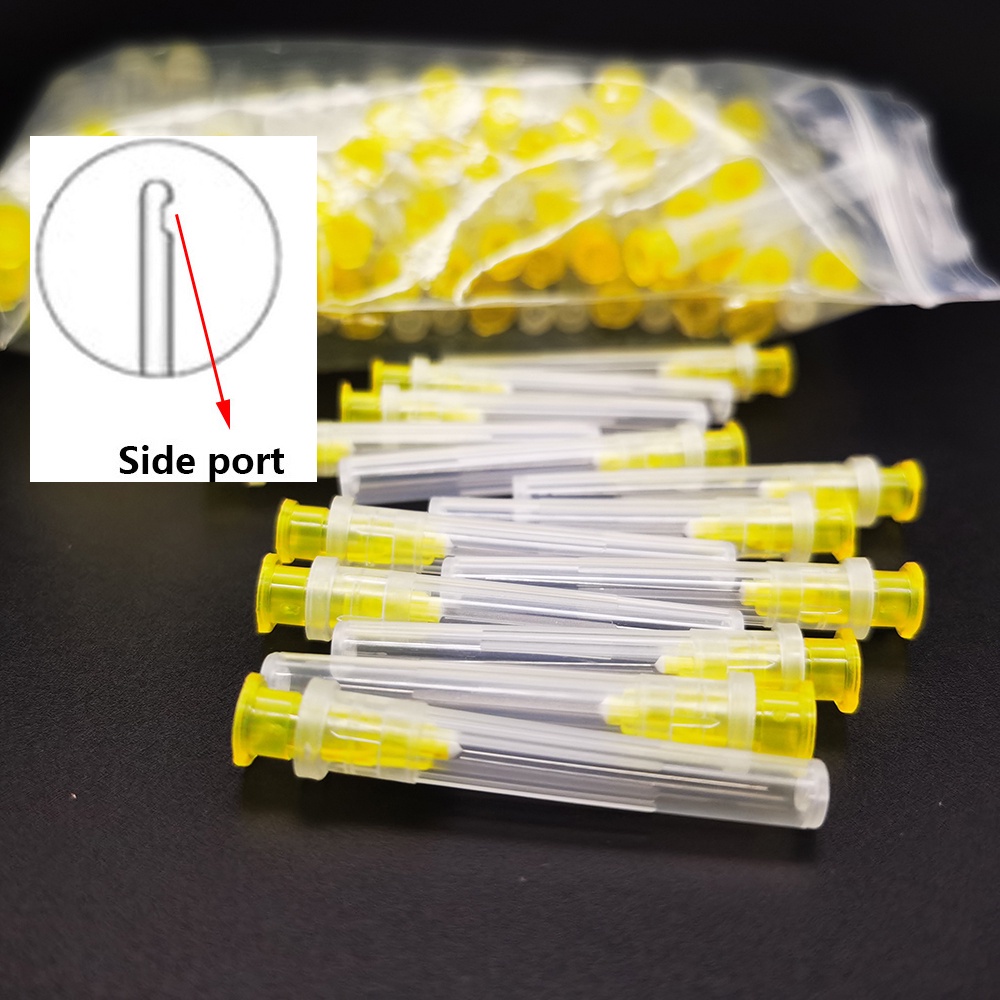 100pcs 30GA/27GA Dental Endo Irrigation Needle Tip Root Canal