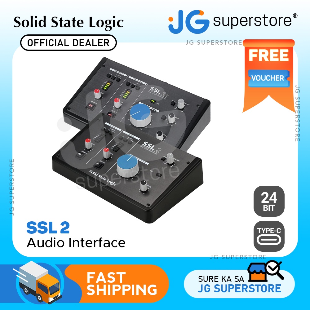 Solid State Logic SSL 2 / SSL 2+ Professional Desktop USB-C Audio ...