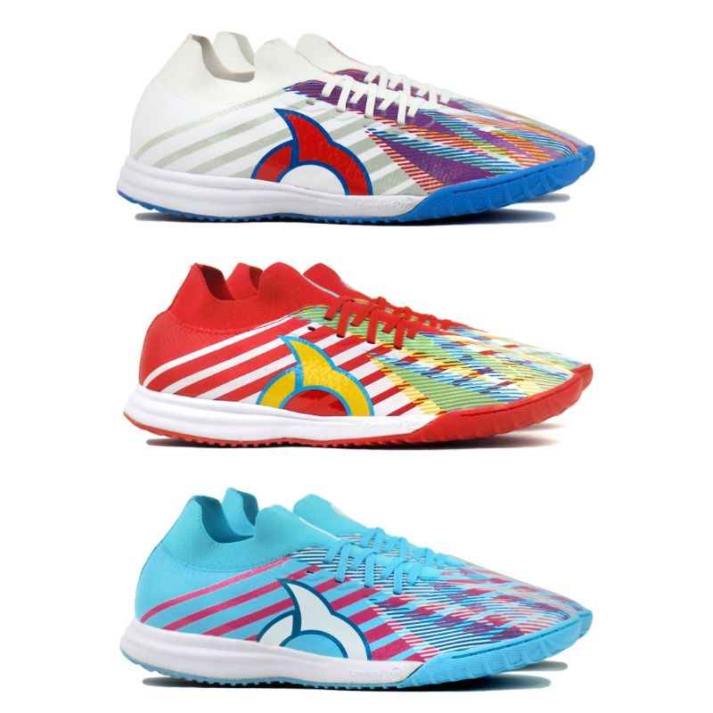 Ortuseight Catalyst GLITCH IN Futsal Shoes - White Ortred Aqua Original ...