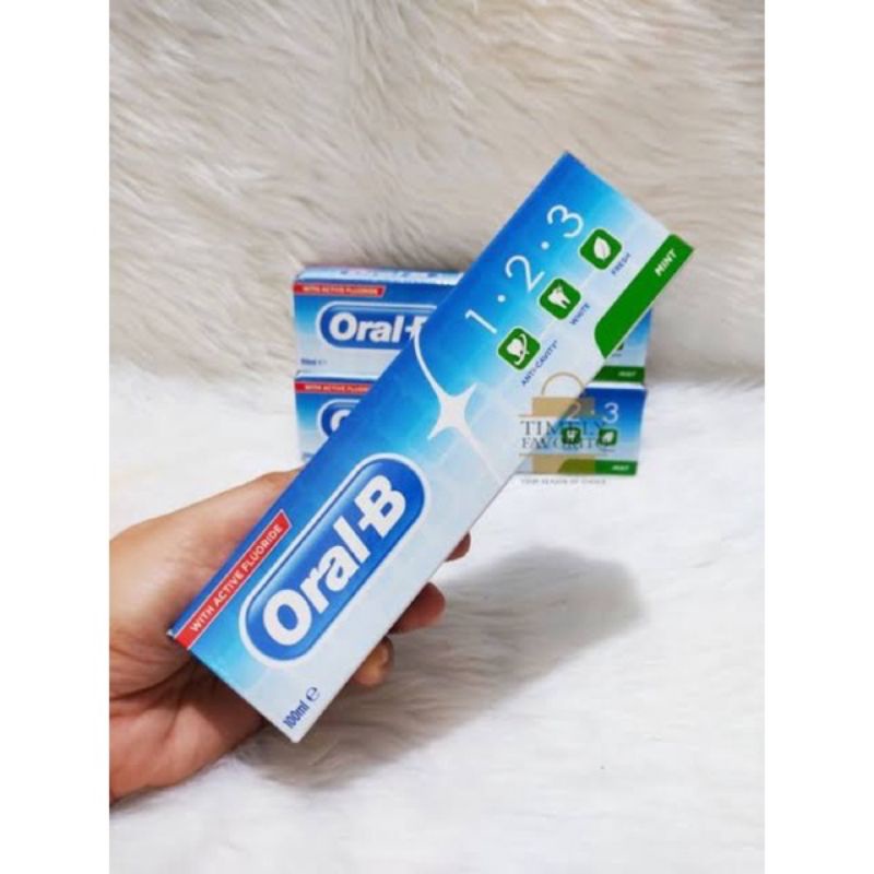 Oral-B 123 Fresh Mint Toothpaste 100ML | Shopee Philippines