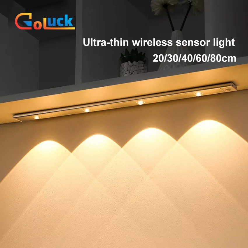 3 Color Dimmable Cat Eye Light Strip LED Desk Lamp Motion Sensor Light