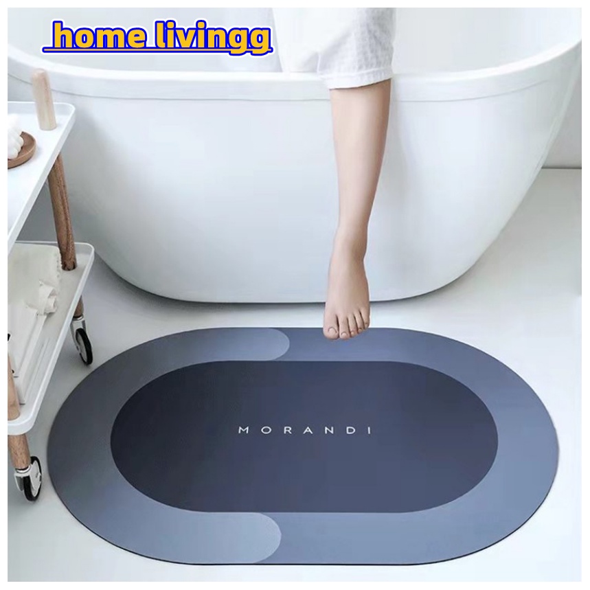Quick drying bathroom mat, antiskid water absorbing mat, bathroom mat, high color, antiskid