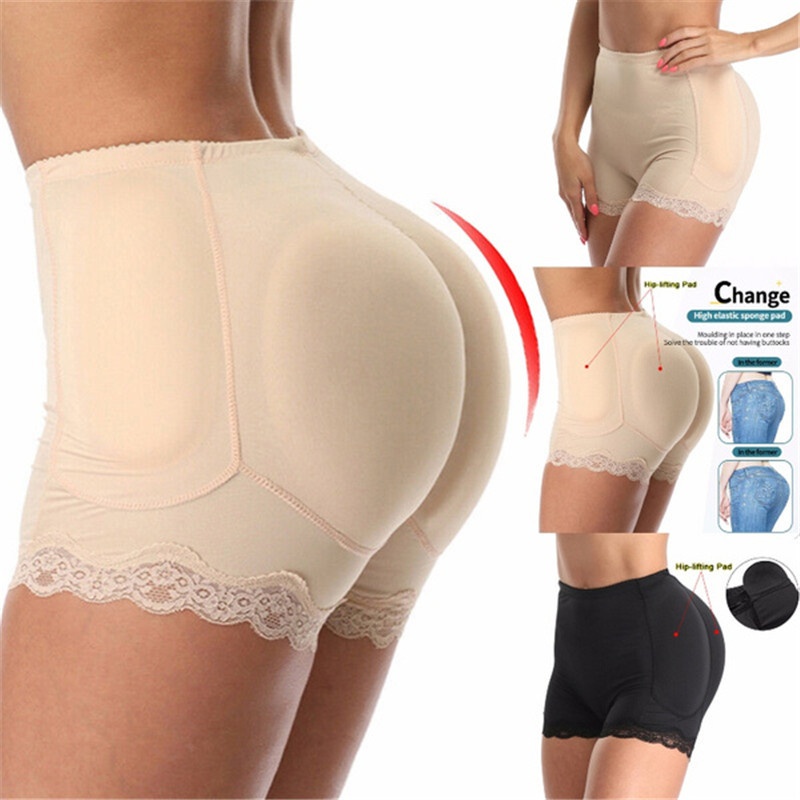 Sensual Lady ® Women's Butt Lifter Padded Panties, Butt Hip Enhancer Padded  Underwear Push Up Panties | Removable Sponge Pads.