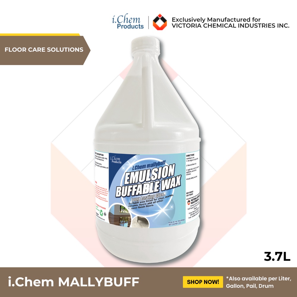 ICHEM PRODUCTS EMULSION BUFFABLE WAX GALLON | Shopee Philippines
