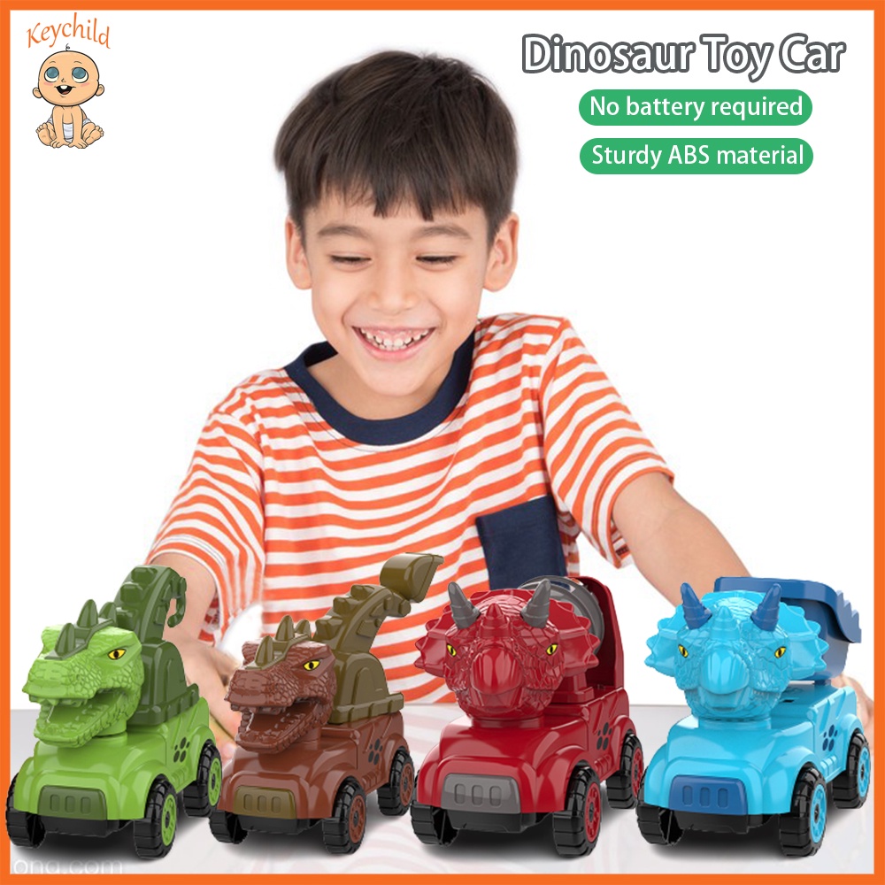 【COD】Dinosaur Car Toy Tyrannosaurus Excavator Dump Truck Engineering ...