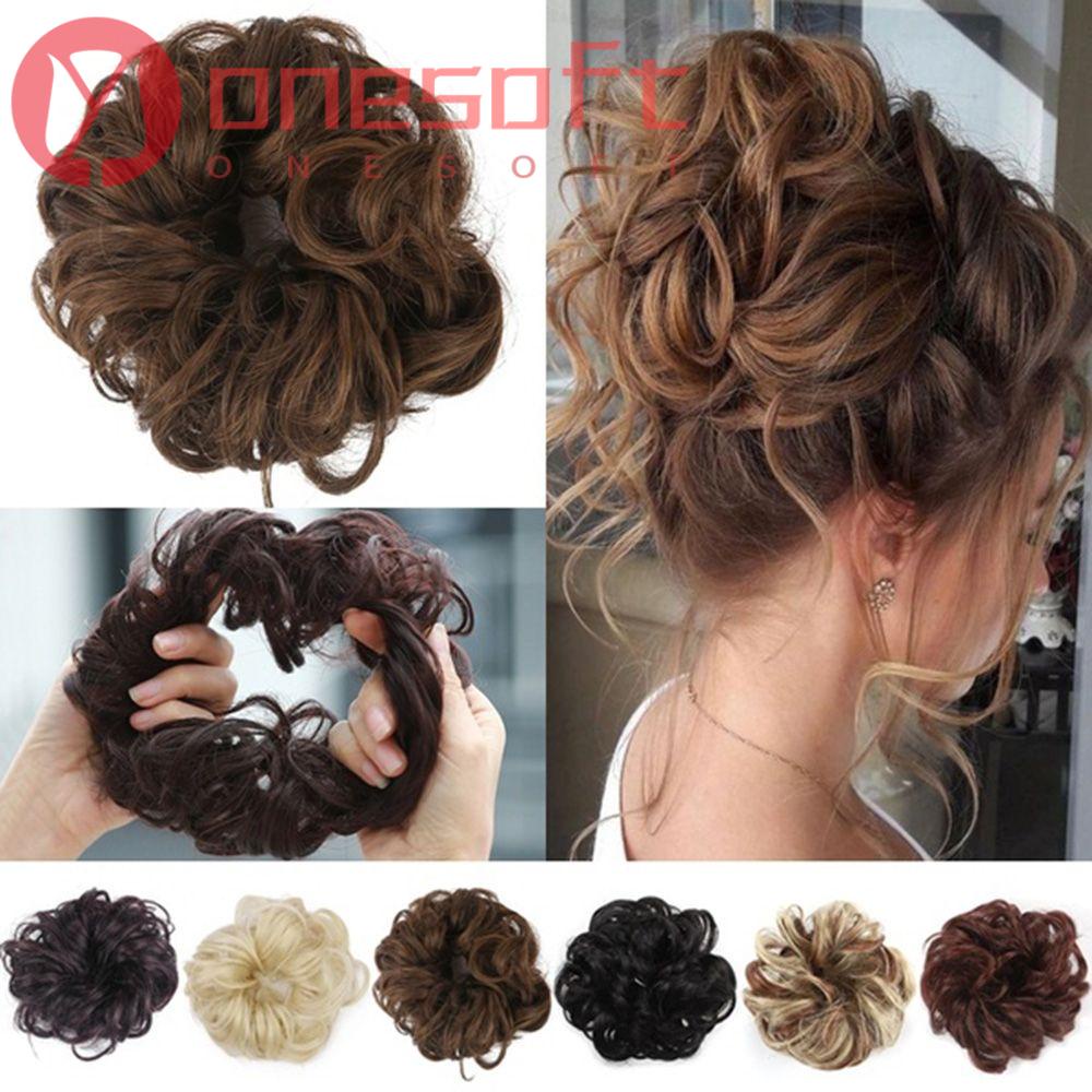 ONE-SOFTNESS Elastic Hair Bun Women Fashion Synthetic Fake Hair Piece ...
