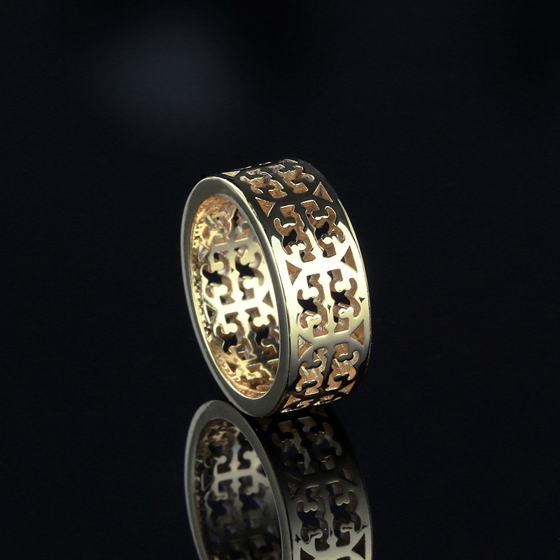 New Classic Tory Burch Jewelry double T ring silver fashion TB Rings