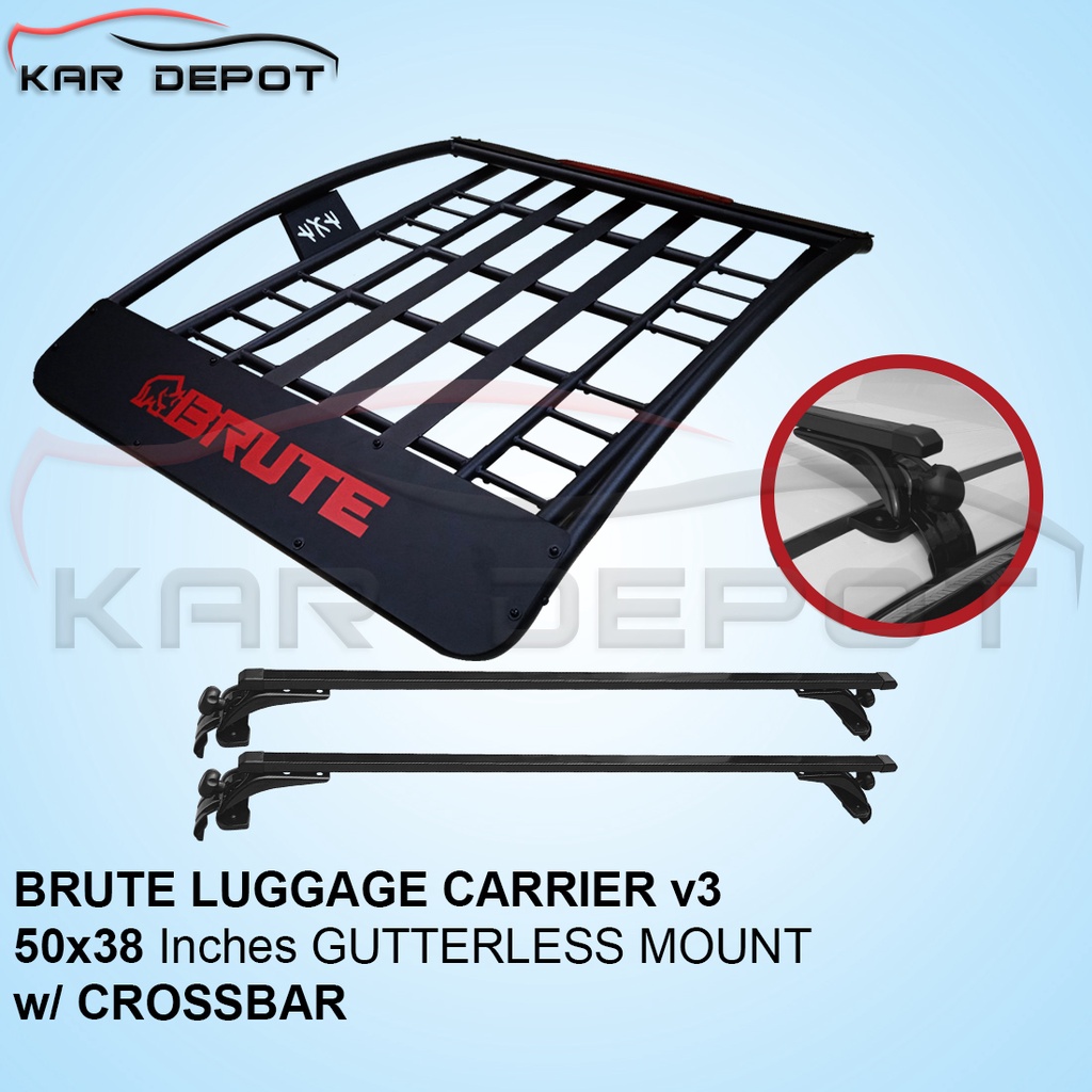 Aerorack BRUTE Roof Rack Carrier Car Basket 50"x38" Version 3 with