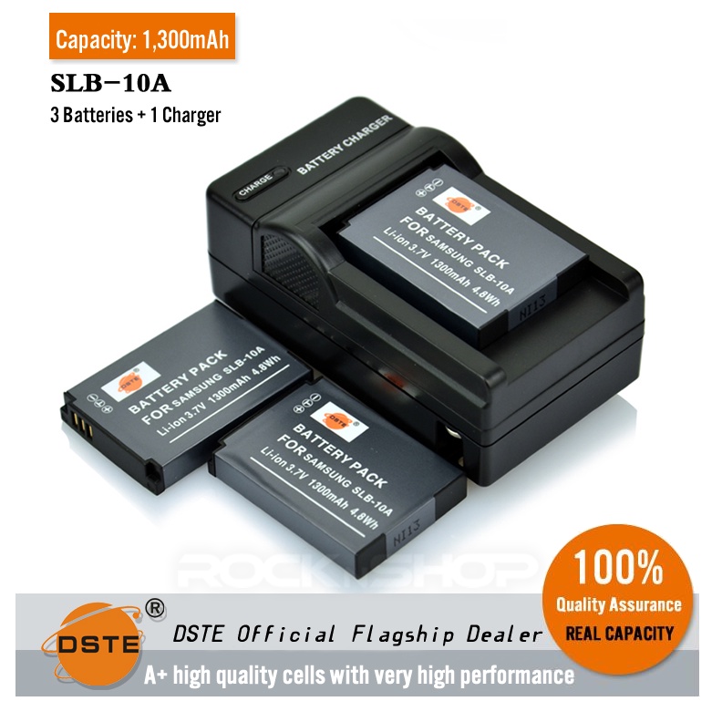 DSTE SLB10A Replacement Battery or Charger For Samsung M310W PL51 PL55