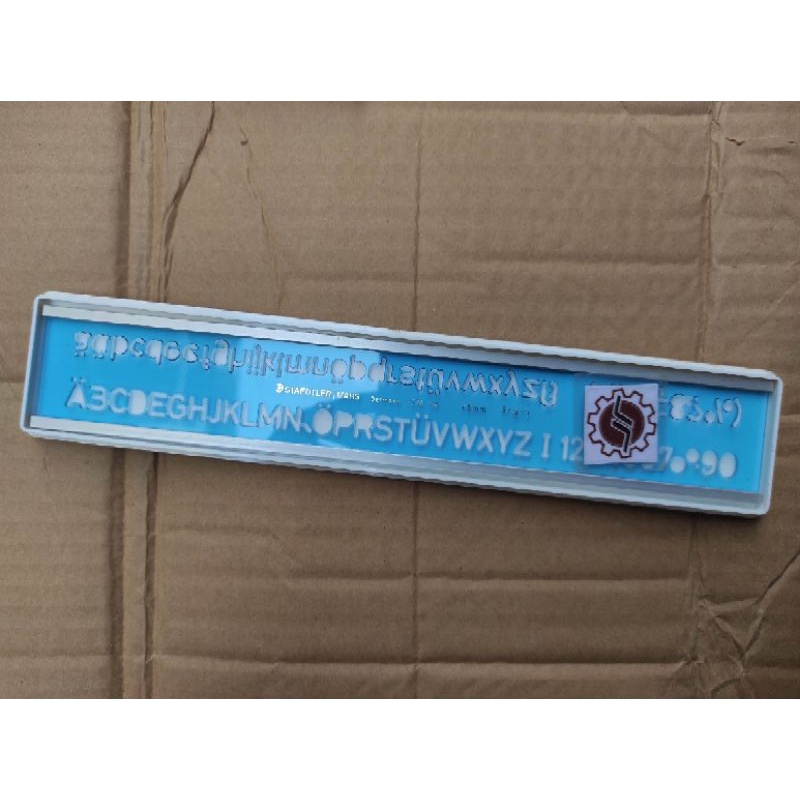 Letter Ruler, Letter Screen Printing, Staedtler Letter mall | Shopee ...