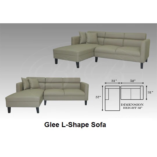 B B FQ Glee L shape Sofa Shopee Philippines