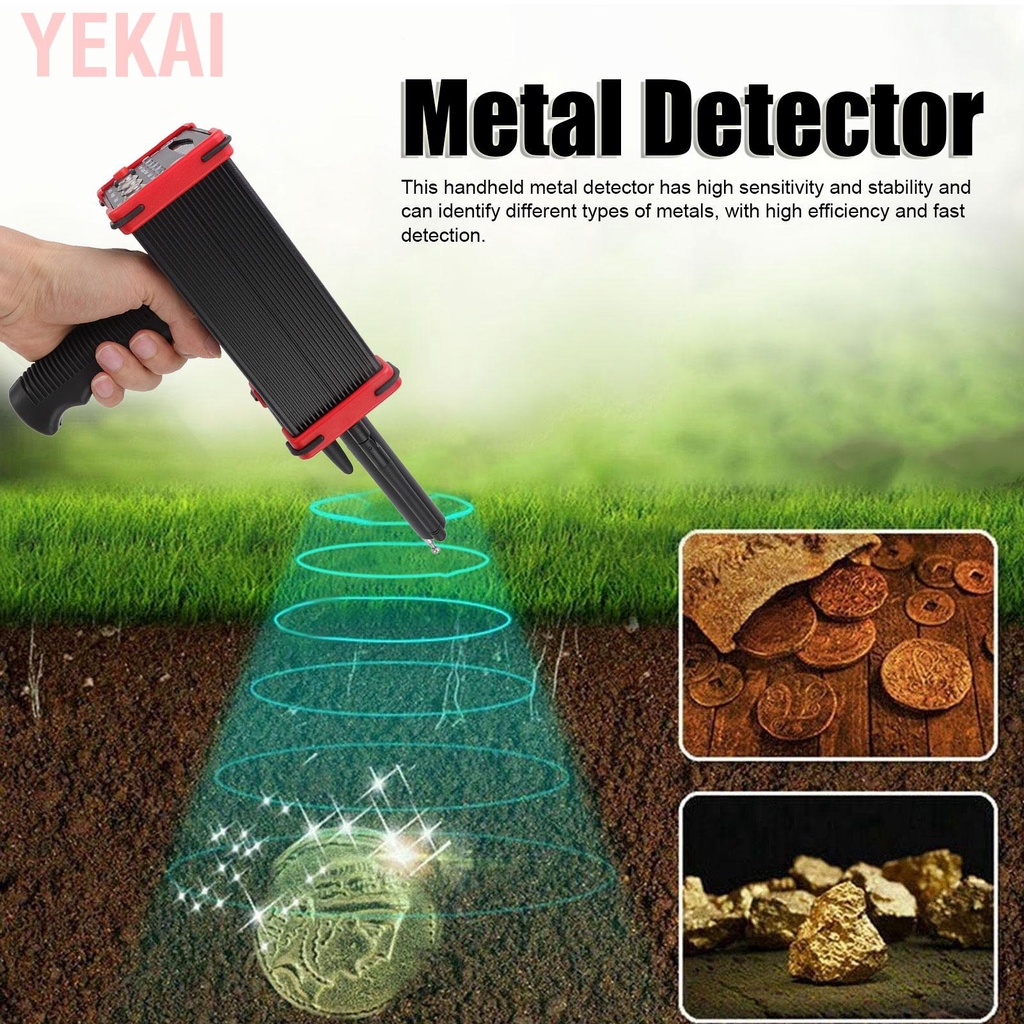 Yekai 1000 Meters Range Treasure Detector Metal Scanner Precise ...