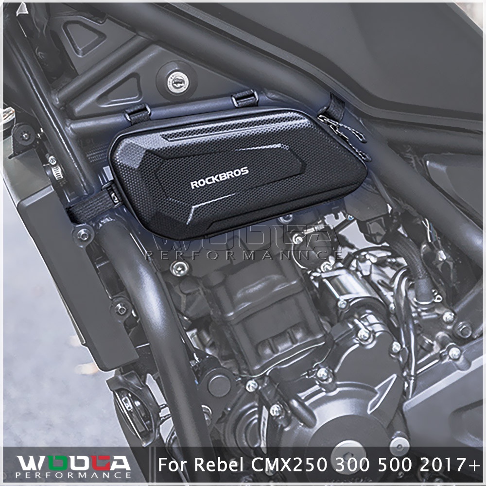 Motorcycle Side Frame Bag For HONDA Rebel 250 300 Rebel500 CMX 250 300 ...