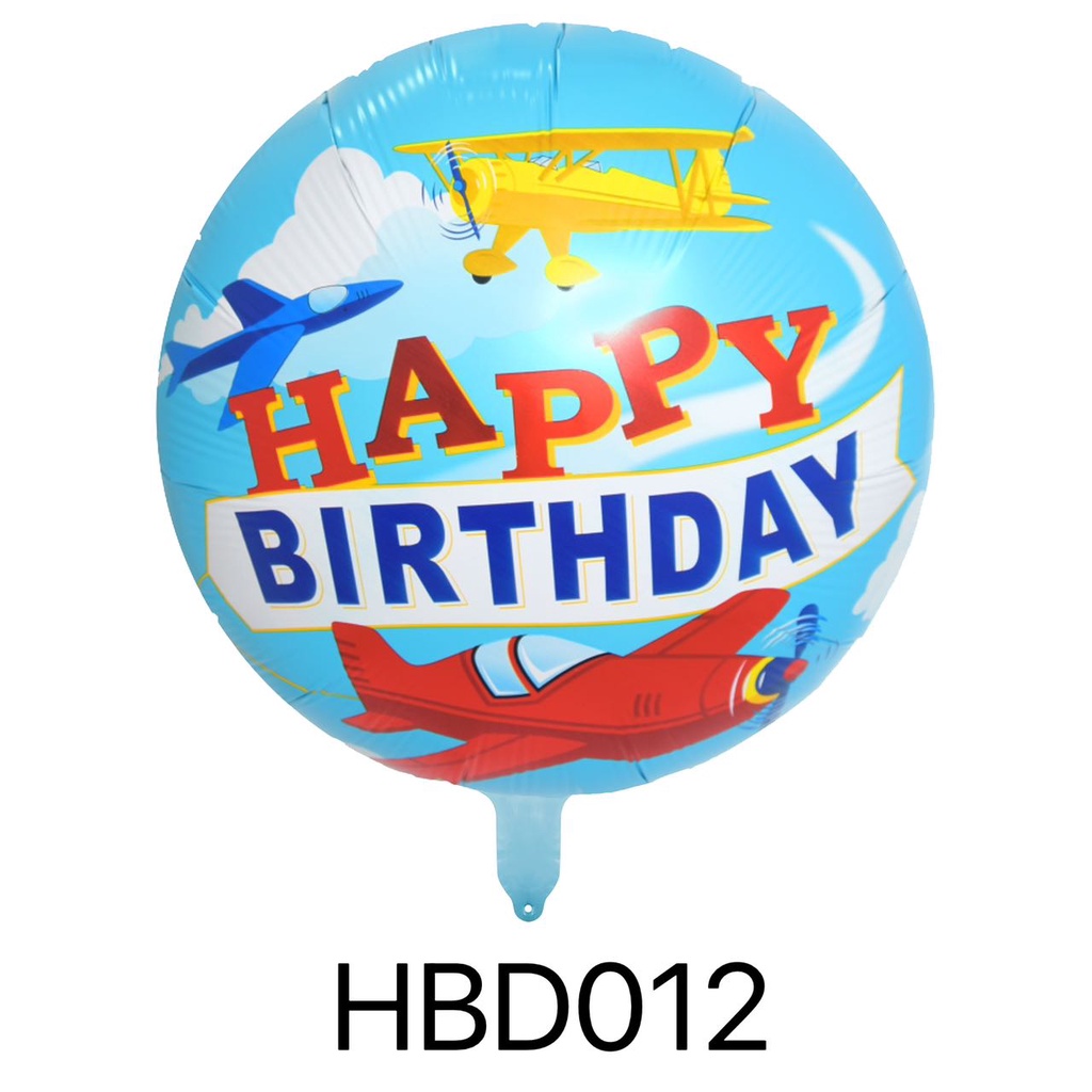 18 Inch Happy Birthday Foil Balloon Hbd Foil Balloon Birthday Party 