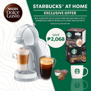 nescafe dolce gusto krups mini me starbucks coffee bundle