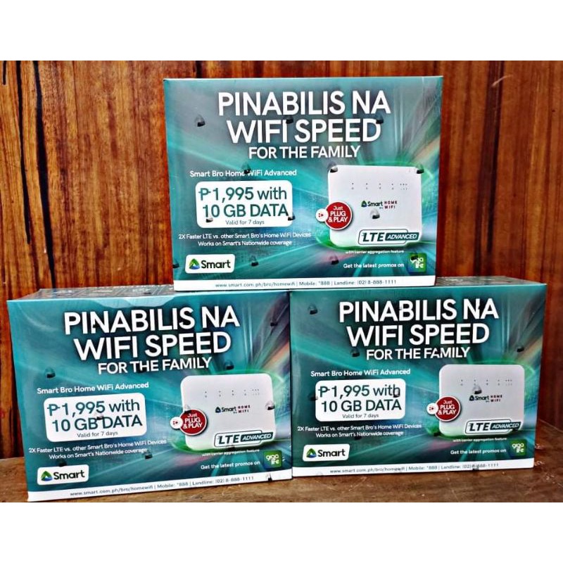 OPENLINE! Smart Bro R281 LTE-Advanced Home WiFi CAT6 (OPENLINE to ALL ...