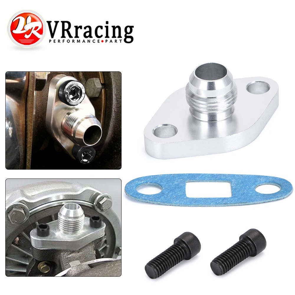 VR Turbo Oil Return/Drain Flange Adapter AN10 for TOYOTA LEXUS 1JZ