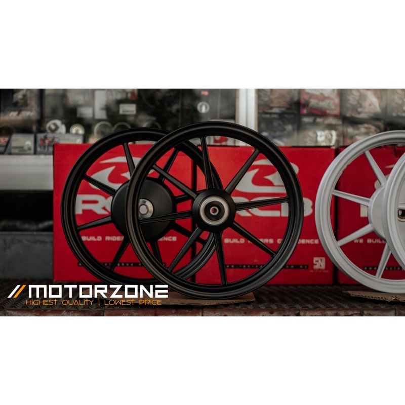 RCB MAGS RB8 HONDA CLICK 125/150 4holes MATTE GRAY | Shopee Philippines