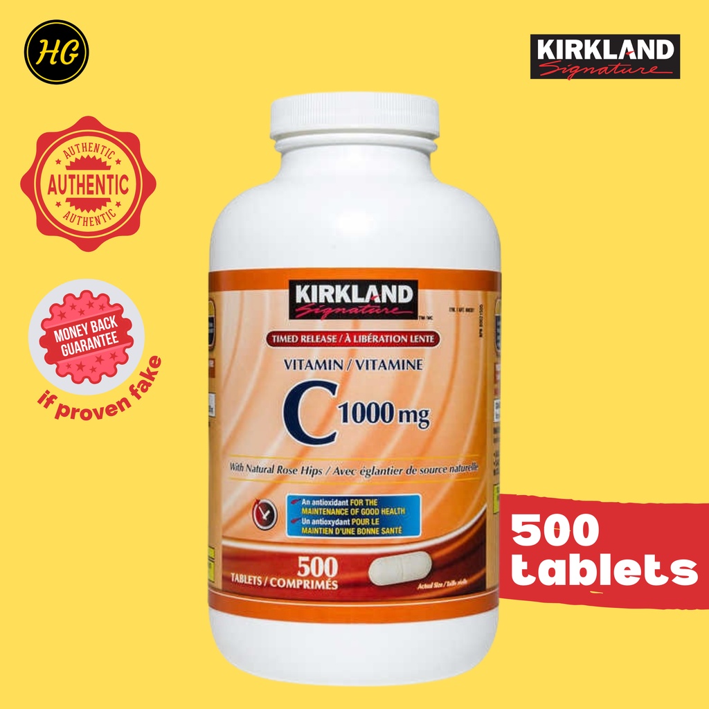 Kirkland Signature Vitamin C with Natural Rose Hips Timed Release