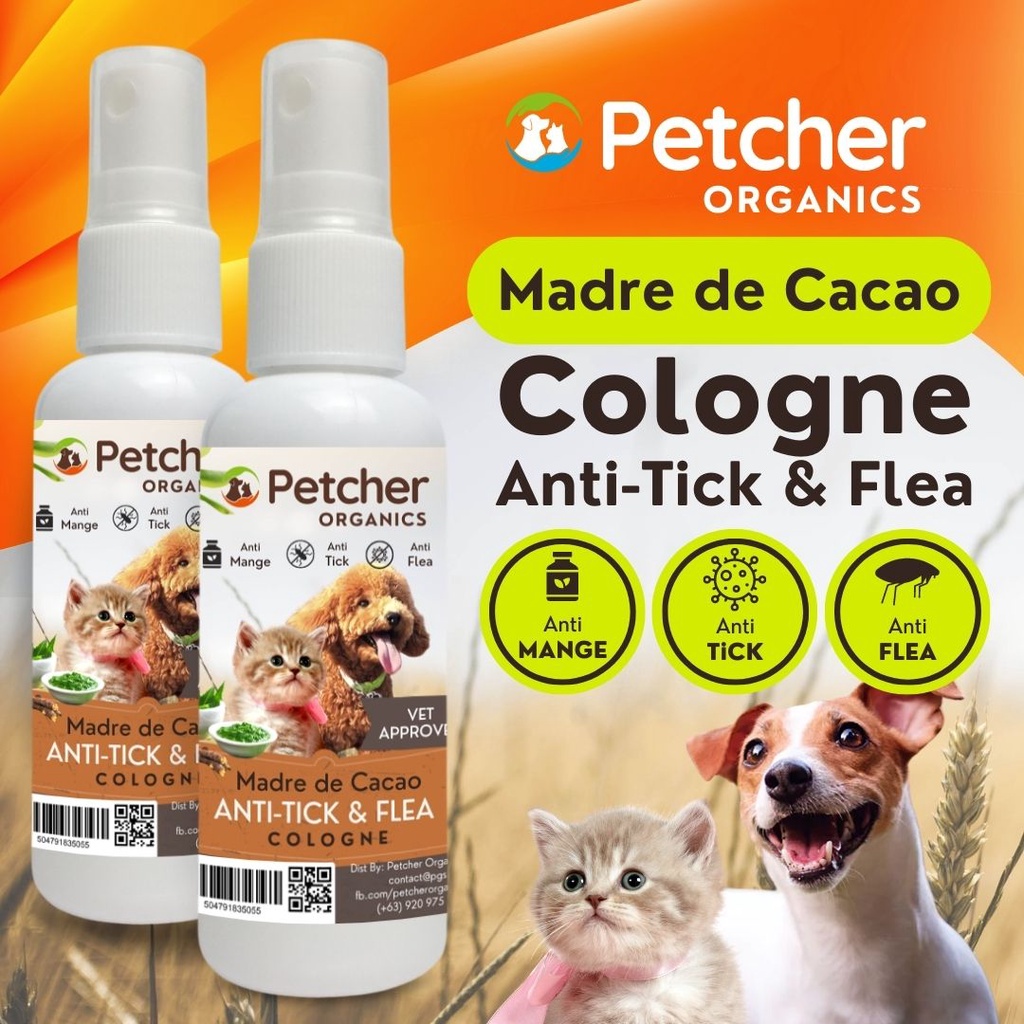 Petcher 50mL Pet Perfume Long Lasting and Refreshing Scent for Dogs and Cats Deodorizing Spray
