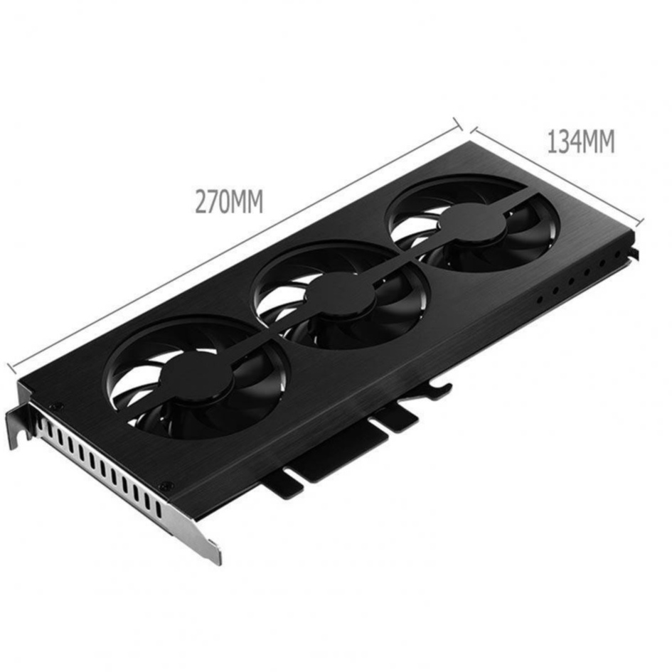 JONSBO VF-1 Graphics Card Radiator GPU Cooler 80mm Fan * 3 Direct ...