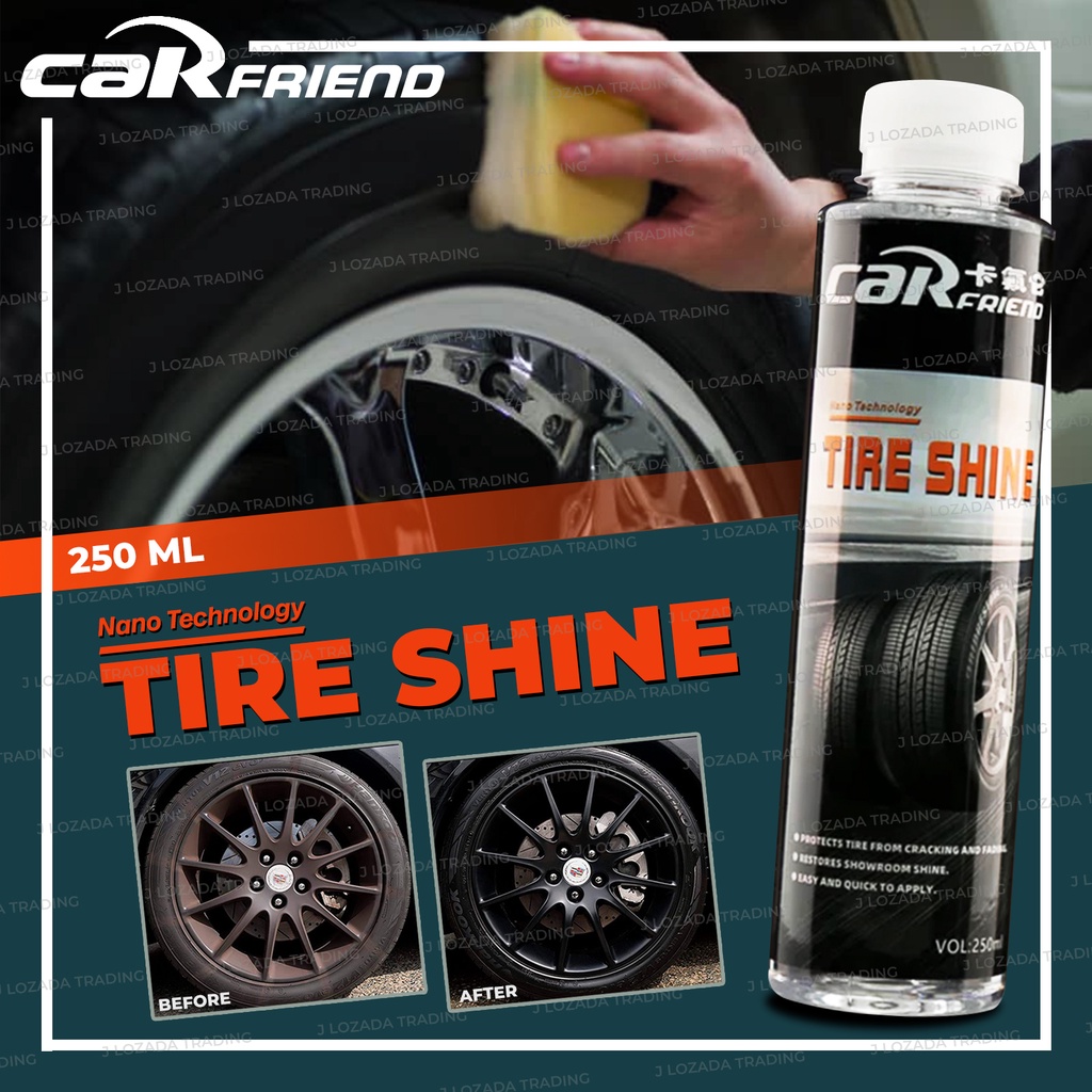 High Quality Tire Shine 250ml - Tire Black / Tire Polish / Tire Gloss ...