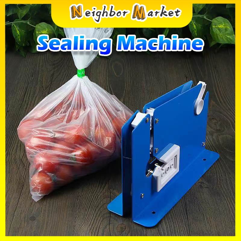 K8 Metal Bag Neck Sealer Tape Dispenser Supermarket Store Bag Packaging