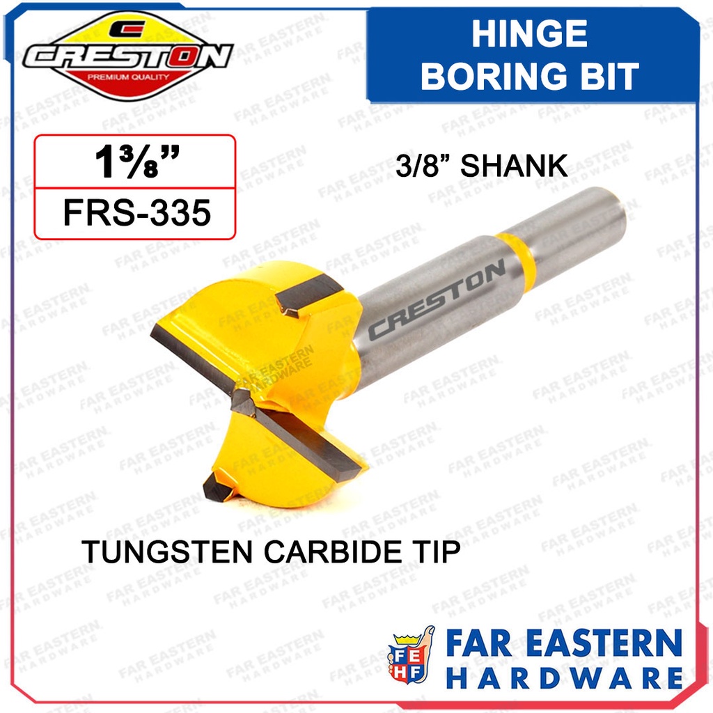 TCT Hinge Boring Forstner Drill Bit for Concealed Hinges CRESTON