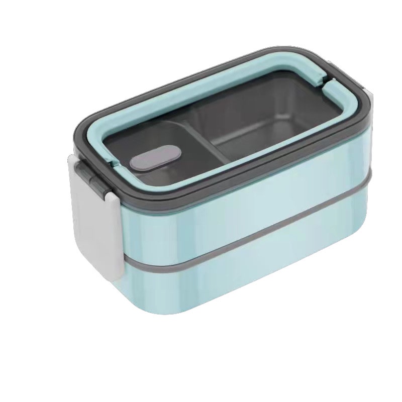 Double -Layer Stainless Steel Insulation Lunch Box Seal Microwave ...