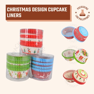 100pcs Red and White Stripes Paper Muffin Cups Baking Paper Cup Cupcake  Paper Cups