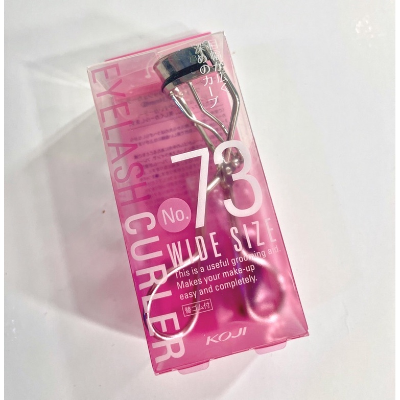 Koji Eyelash Curler No. 73 Wide Size with 1 refill rubber pad. Shopee