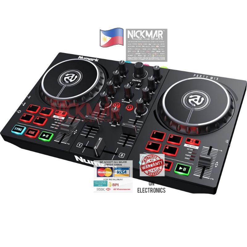 numark party mix ii dj controller dj set for beginners