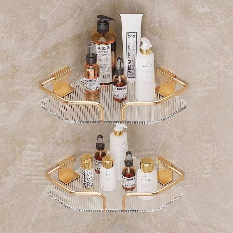 Bathroom Paper Holder Wall Mounted Phone Rack Toilet Tissue Shelf
