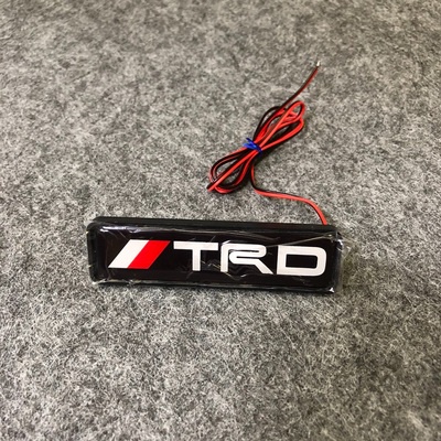 1 X TRD Led Light Front Grille Emblem Badge Logo For Toyota | Shopee ...