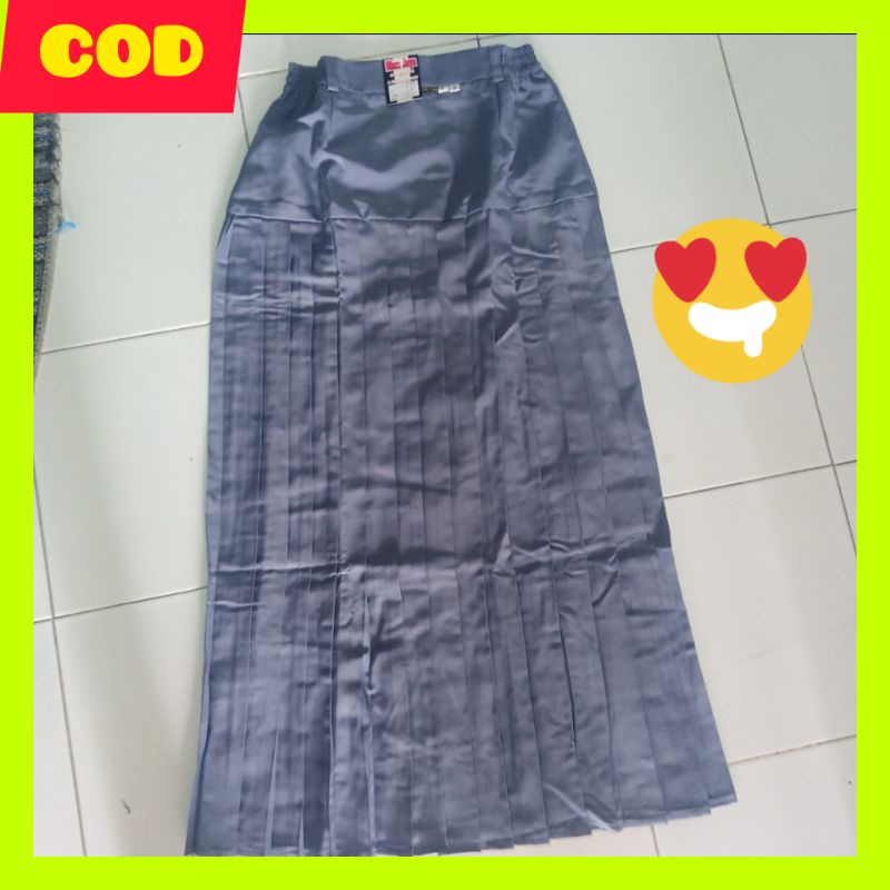 Mexican High School PLESIR Skirt Gray Down Waist Long Skirt High School ...