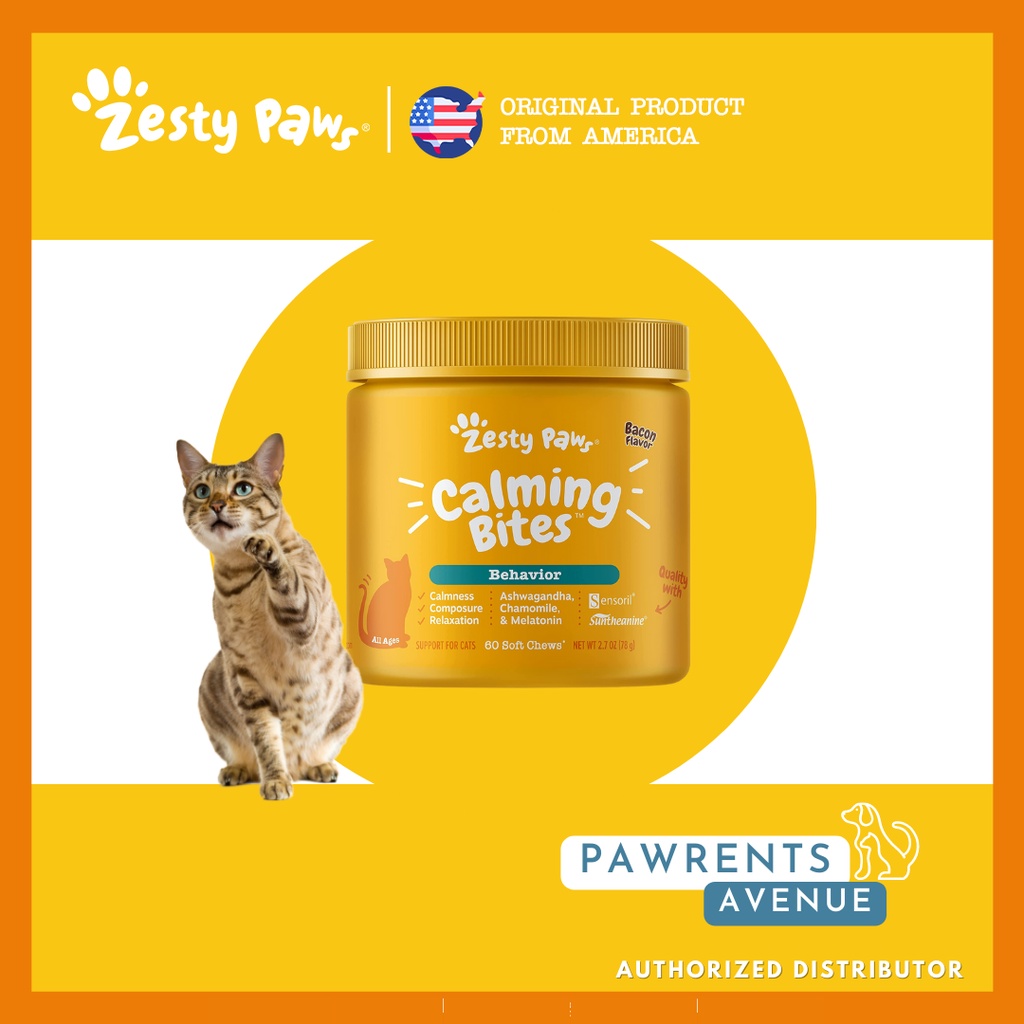 Calming bites zesty top paws