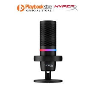 HyperX DuoCast RGB USB Gaming Condenser Microphone, Black - 4P5E2AA