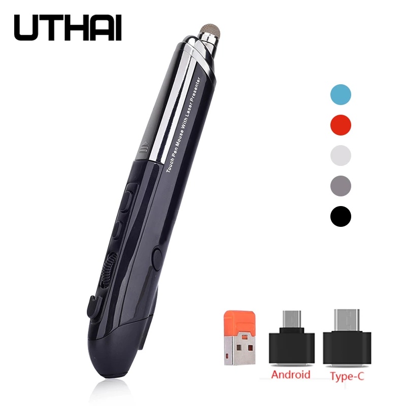 The New Pen Mouse Wireless Handwriting Laser Pen Mouse Personality 2.4G ...