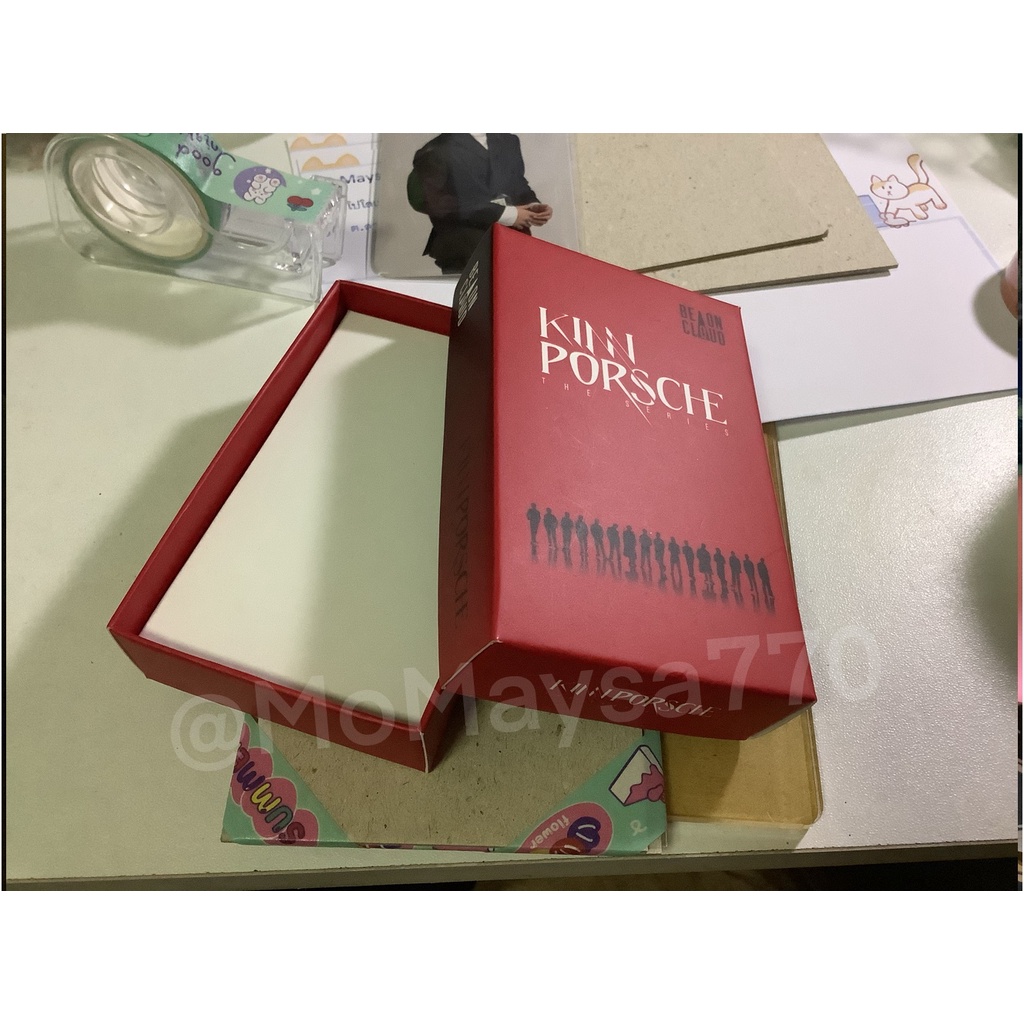 Lively Card Storage Box Empty Red From KinnPorsche Photobook Shopee