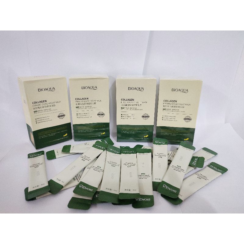 Authentic BIOAOUA COLLAGEN FIRMING GOOD NIGHT MASK Shopee Philippines